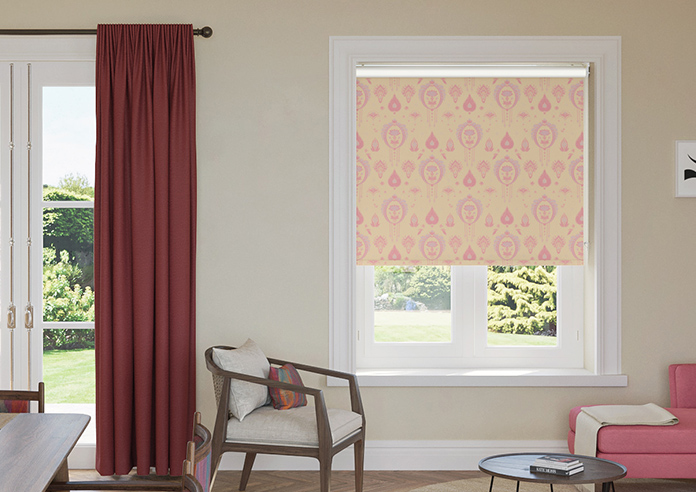 Tangier, Pastel Pink - Twist&Fit Roller Blind - Image 3